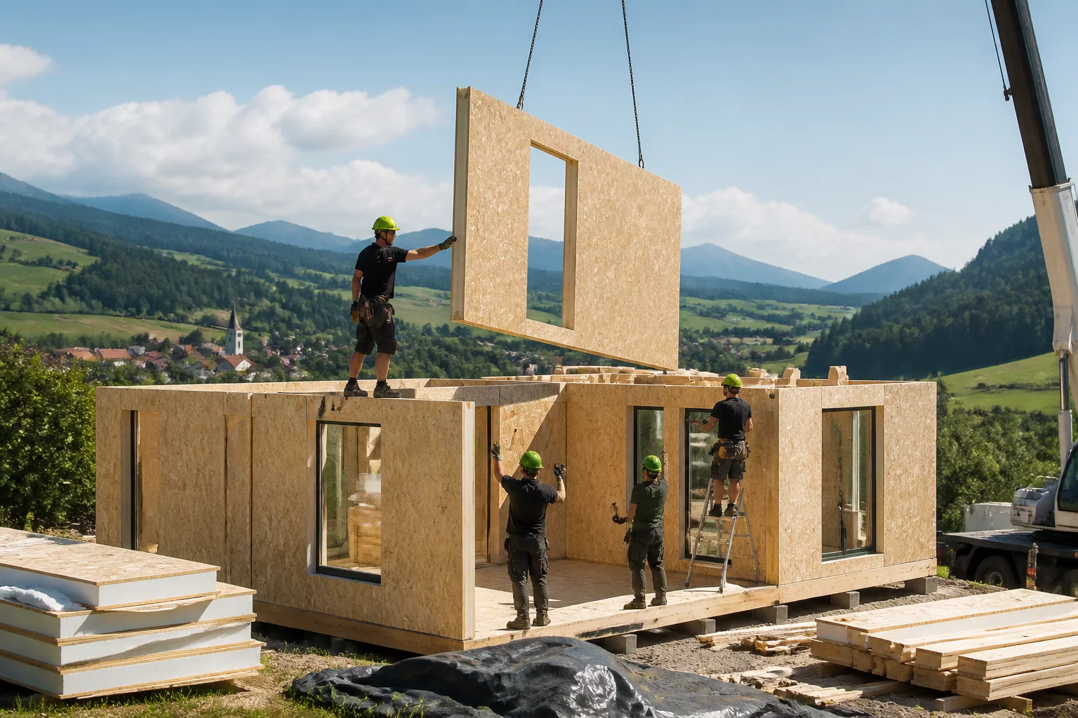 Precízna výroba a montáž SIP panelov MKProfiStav